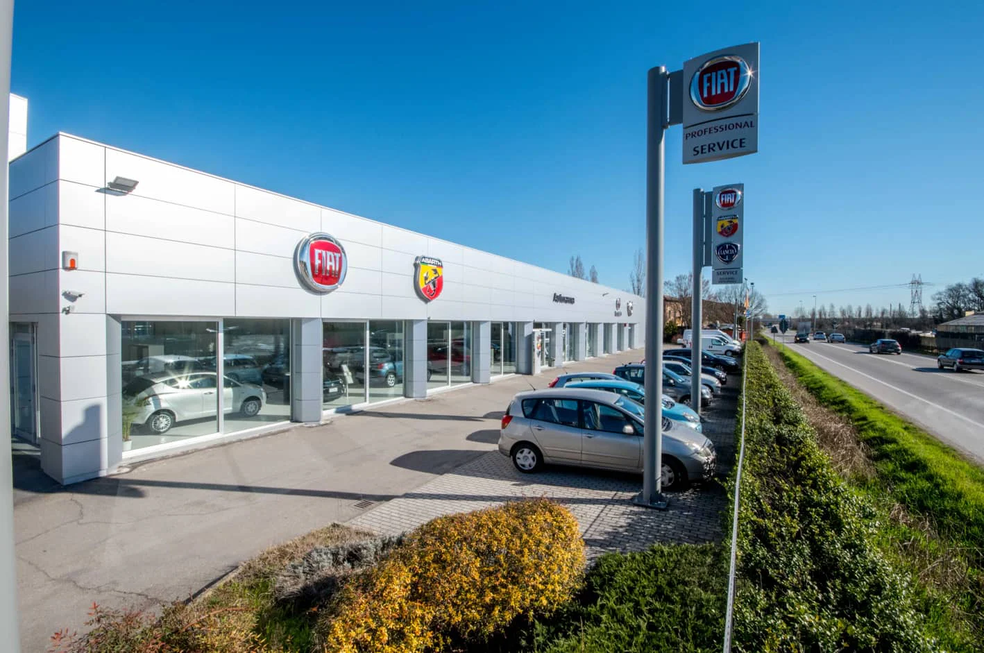 Concessionaria Autorama, opera industriale realizzata da Impresa Bacchelli